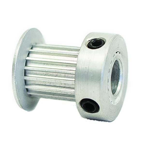 B B Manufacturing 17-2P09-6CA3, Timing Pulley, Aluminum, Clear Anodized 17-2P09-6CA3